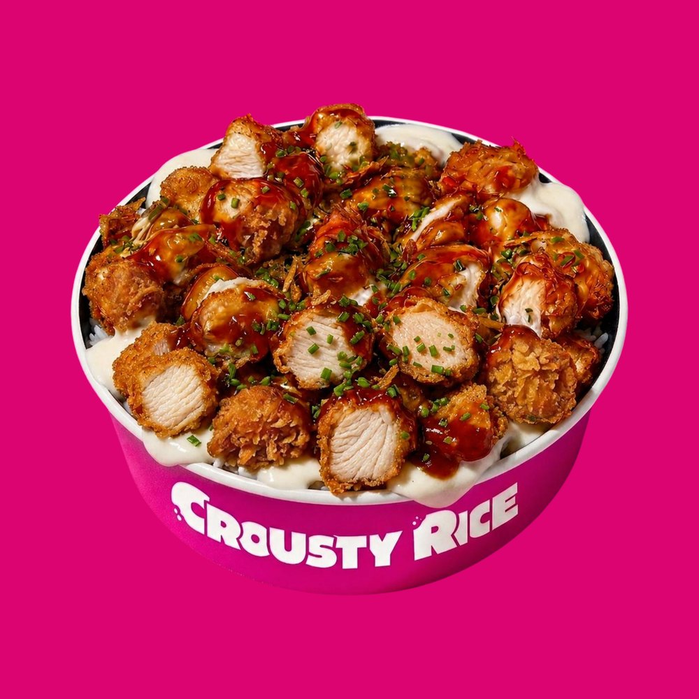 Le Classic : bol Crousty Rice sauce maison blanche